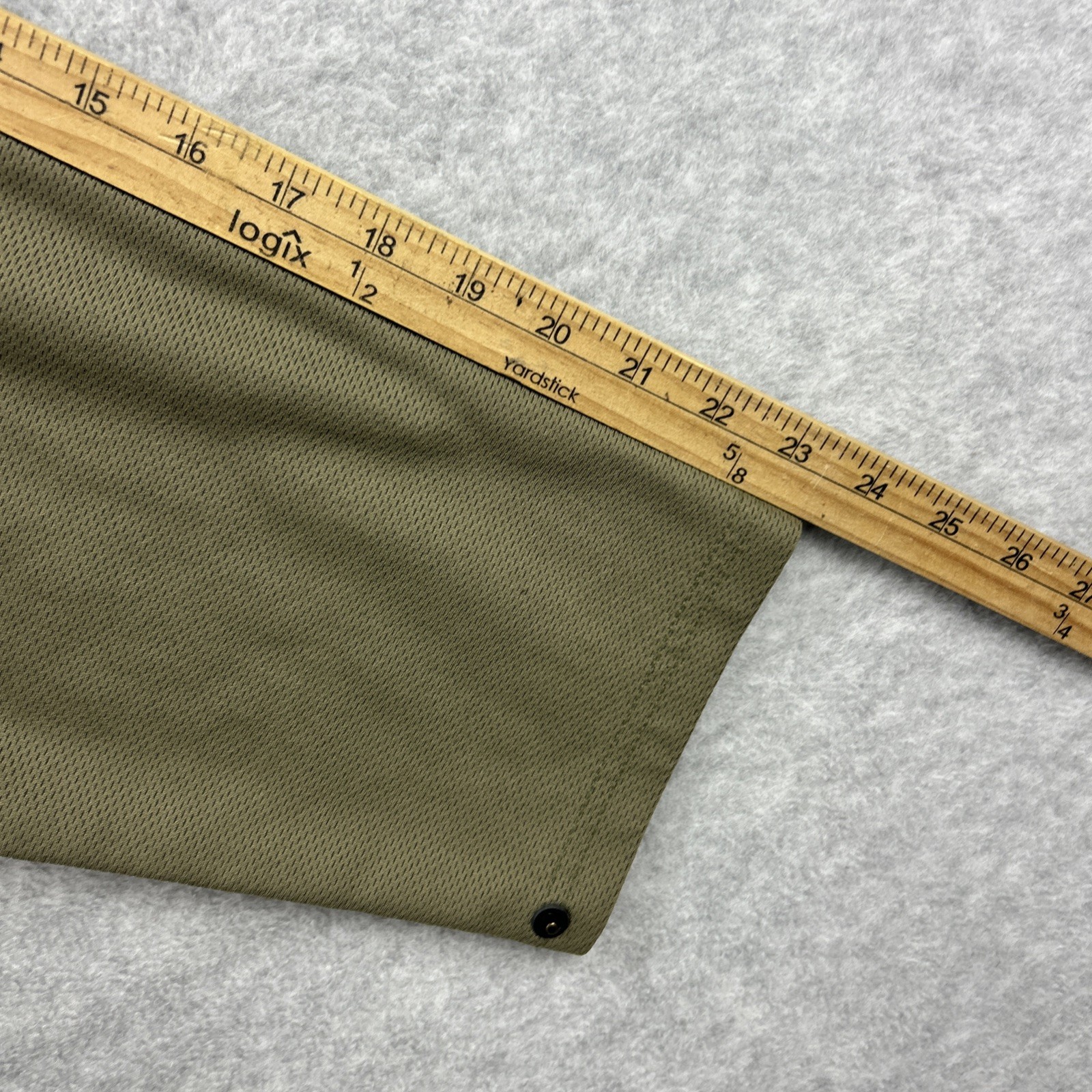 ScentLok Shirt Mens Large Green Snap T Mock Neck Pullover Hunting Base Layer