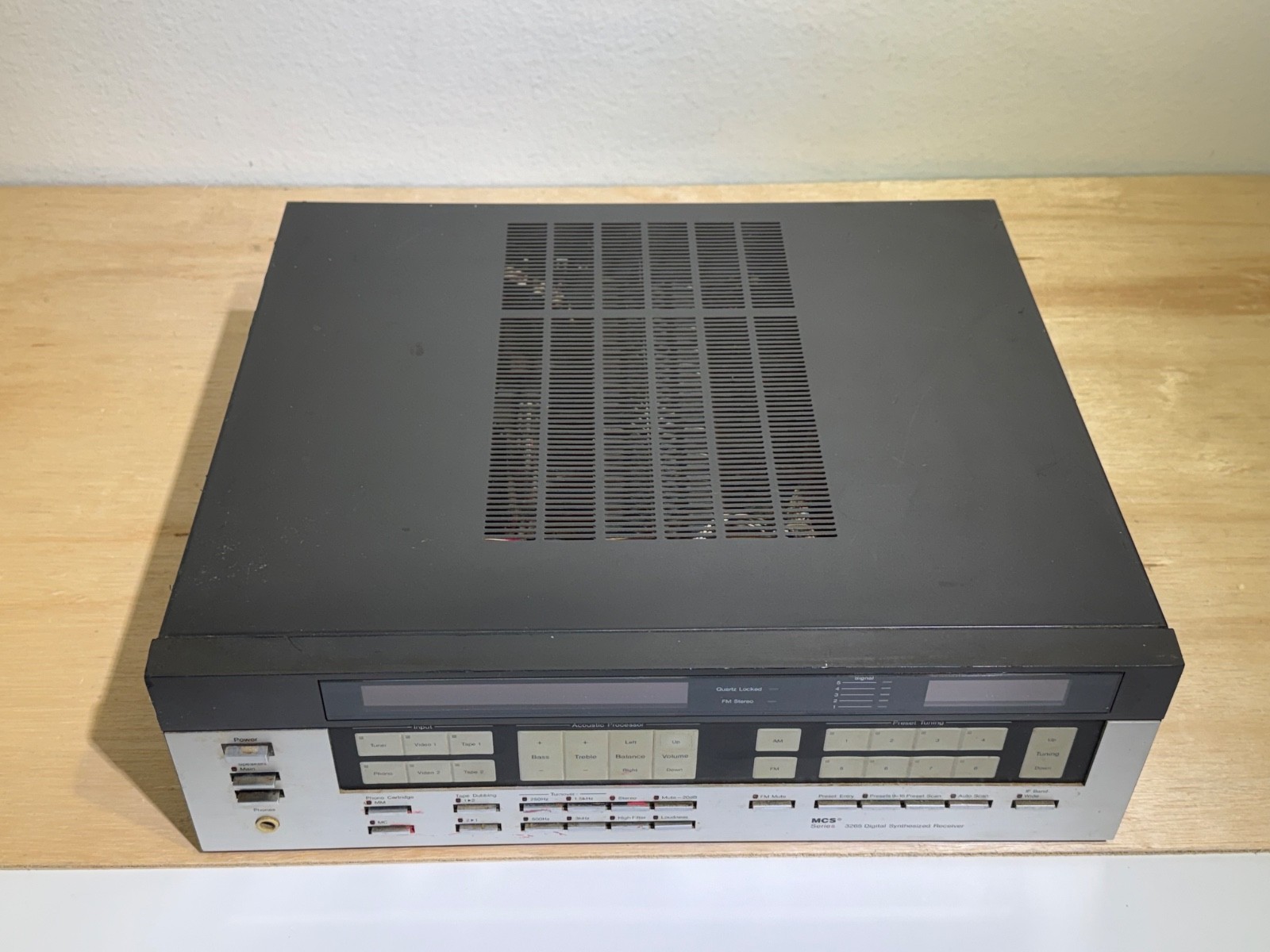 MCS Modular Component Systems AM/FM Tuner Stereo Receiver Model 3265 Sold AS-IS