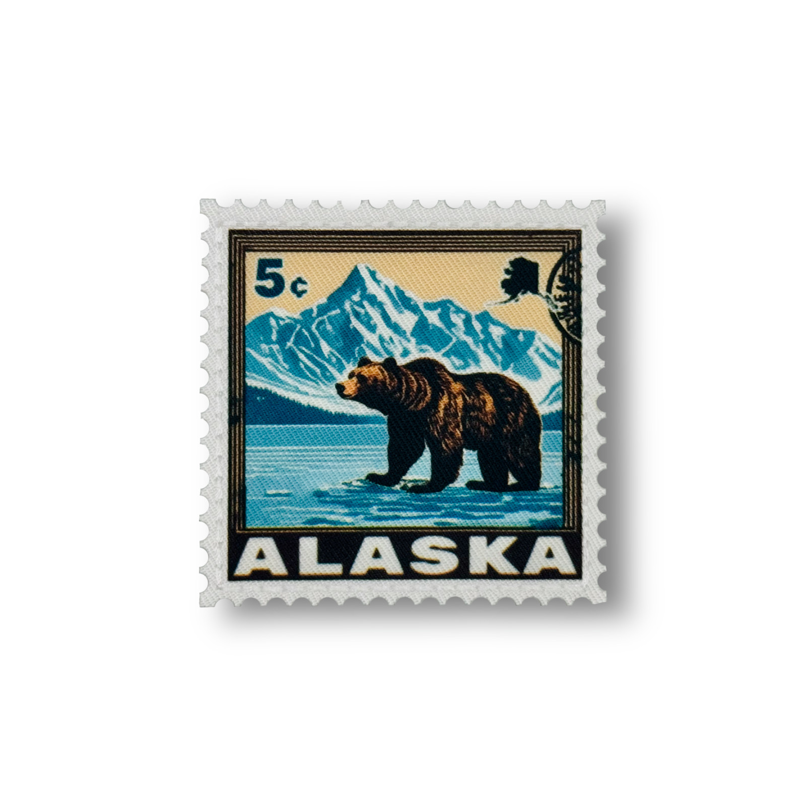 State Postage Stamp Patch | Alaska