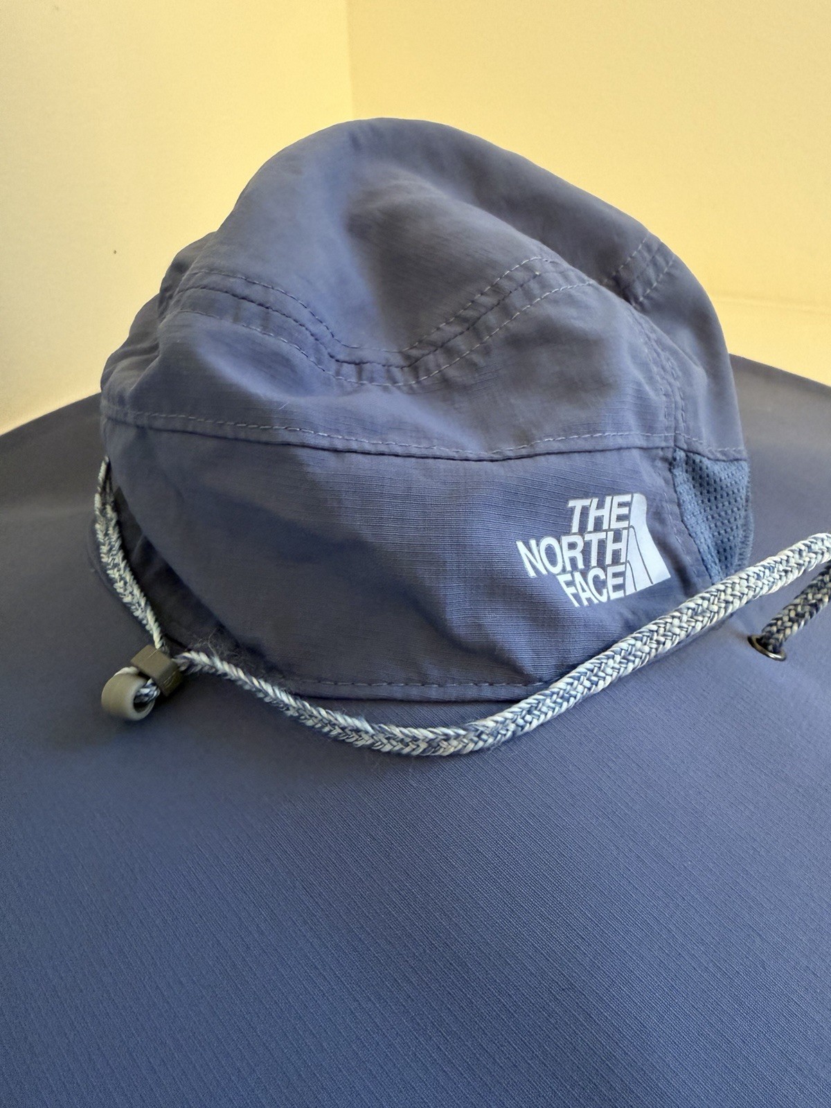 The North Face Blue Nylon Wide Brim Hat Camping Hiking