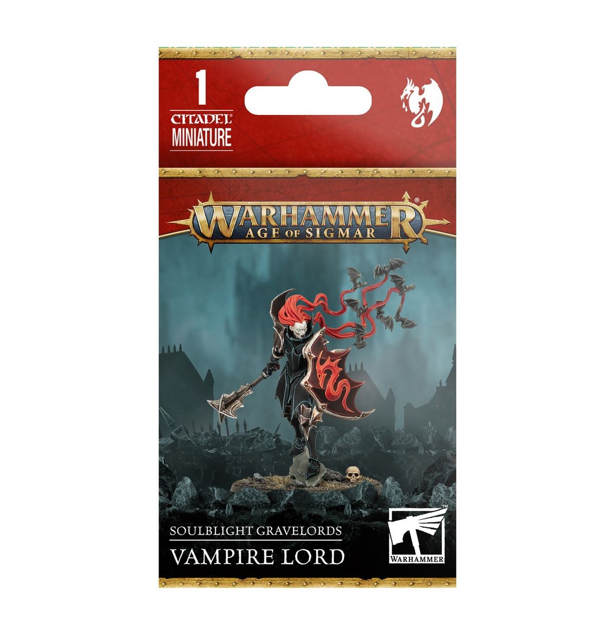 Soulblight Gravelords Vampire Lord - Warhammer Age of Sigmar - New! 91-52C