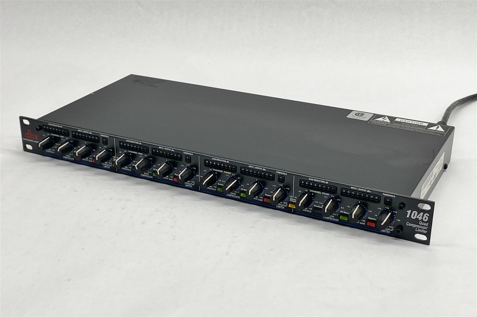 DBX 1046 Pro Audio Rack 1U 4-Channel Stereo Balance Compressor/Limiter