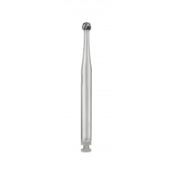 SS White RA #4 round carbide bur for slow speed latch, pack of 10 burs