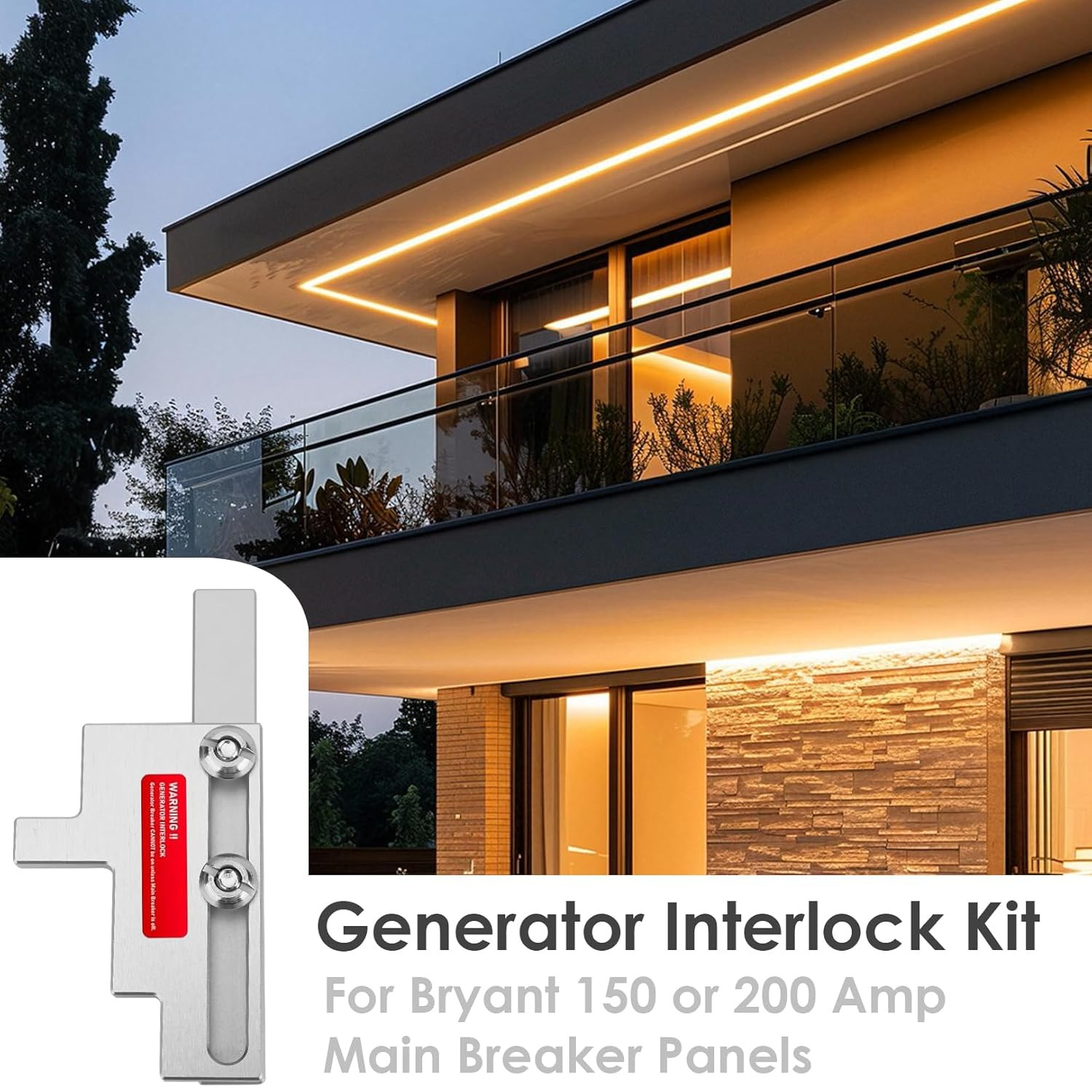 Generator Interlock Kit Professional Electrical Interlock Panel for Bryant 150 o