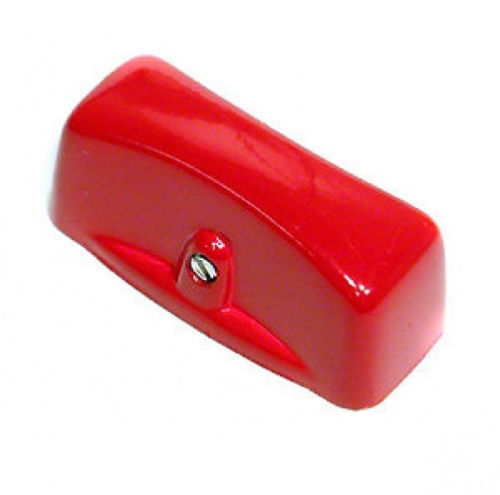 6 PIECES  RED ENAMEL METAL VALVE KNOB  fits  Fits .350”  D SAME DAY SHIPPING