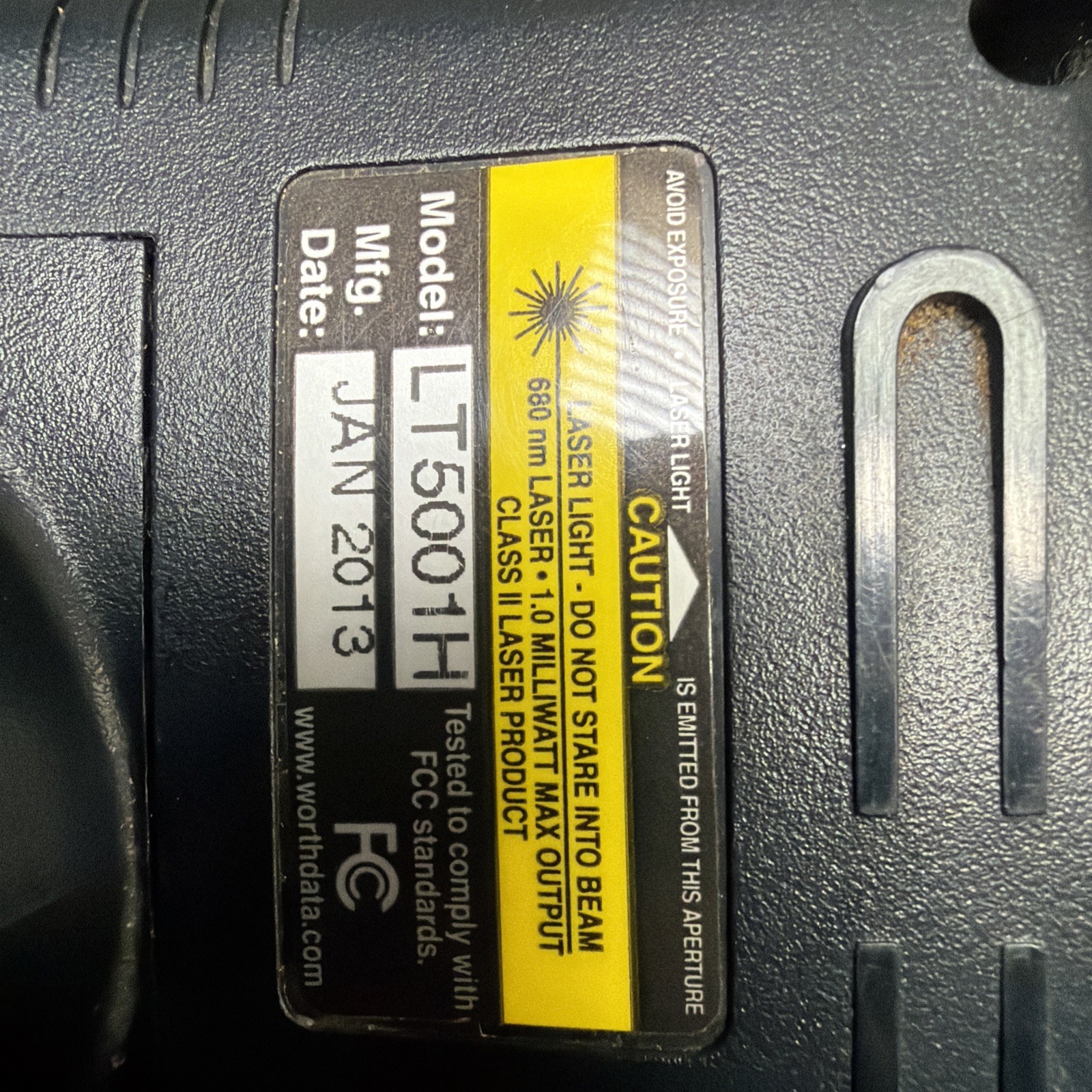 USED Worth Data LT5001H TriCoder Barcode Scanner Data Collector.