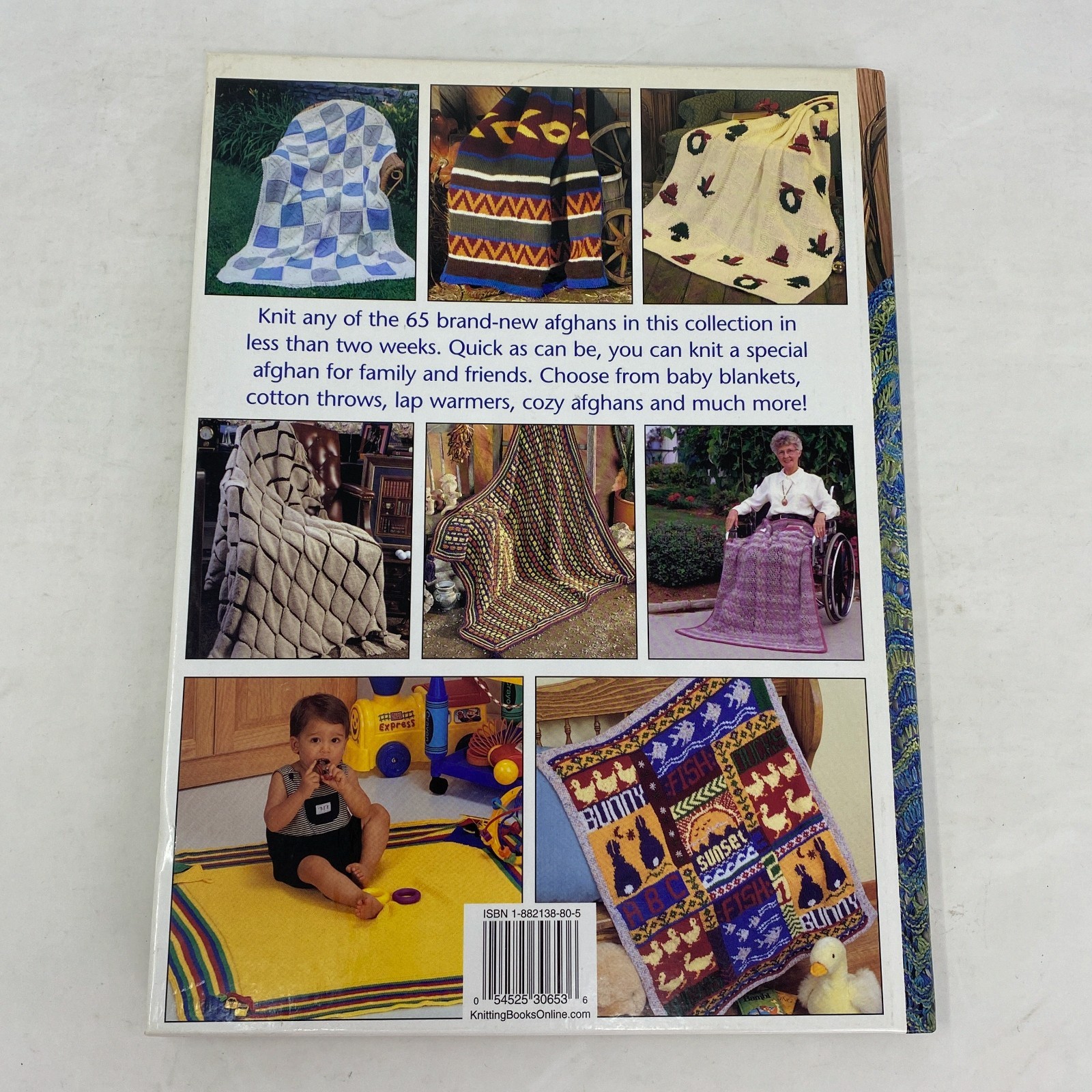 QUICK KNITTED AFGHANS House White Birches 40+ Designs Hardcover
