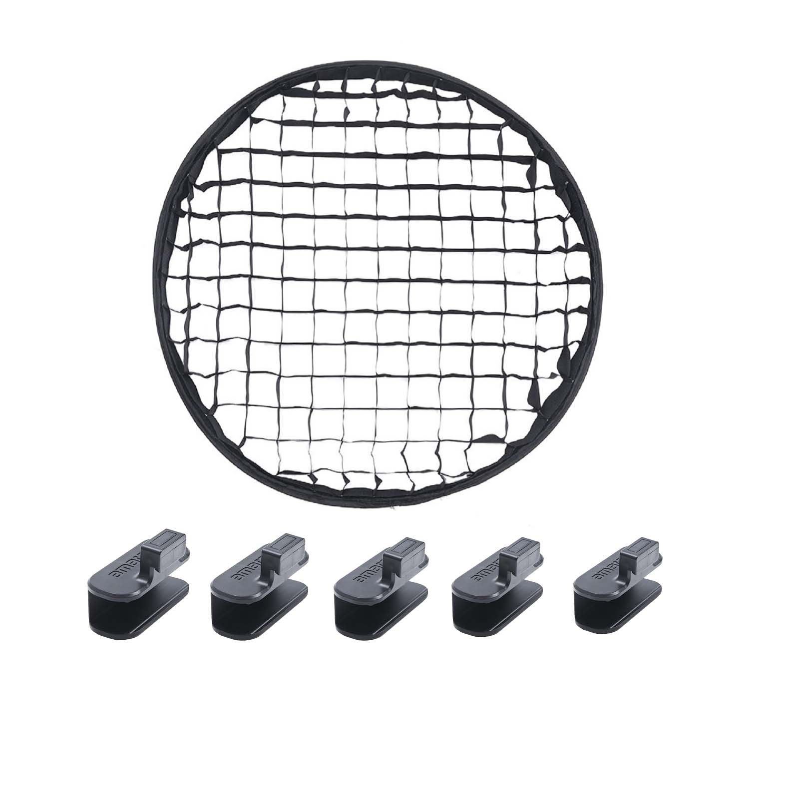 Amaran 45º Fabric Light Control Grid with 5 Clips for Verge Max Panel Light