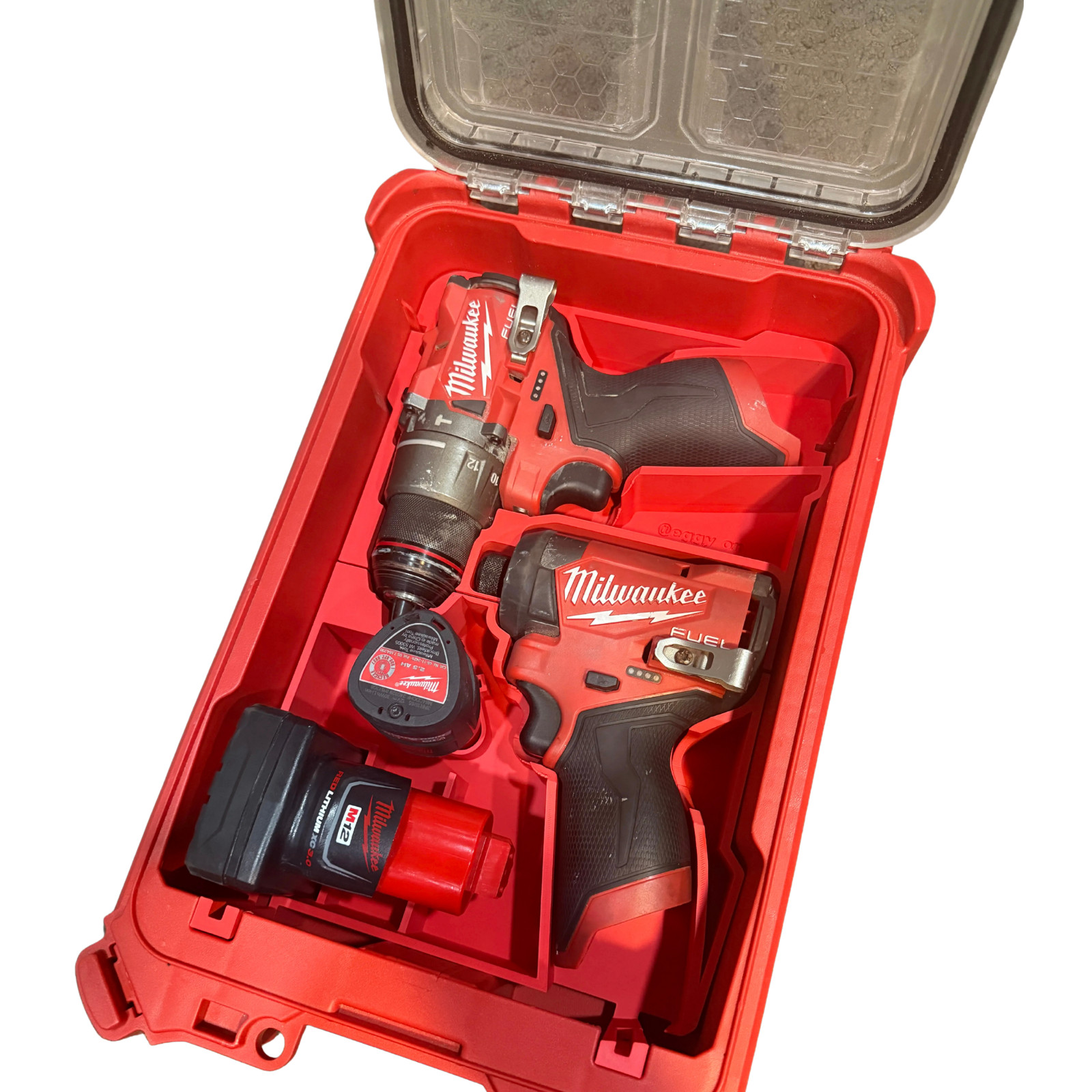 M12 Gen 3 Drill Driver Packout Insert AirTag Slot Fits 48-22-8435 PETG Aus