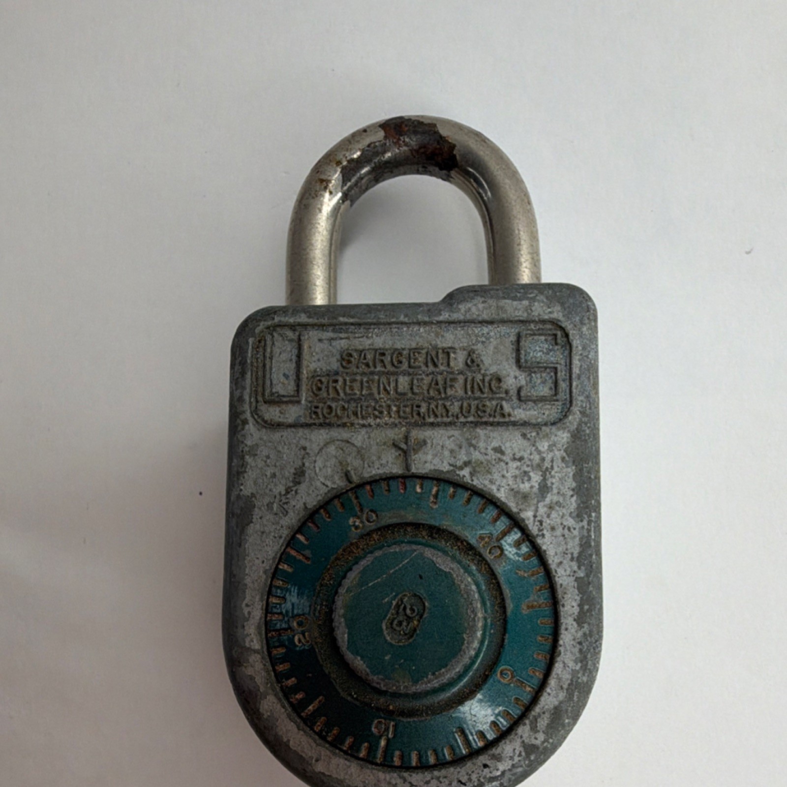 Sargent & Greenleaf Inc. 8066 Steel Combination Padlock Not Resettable