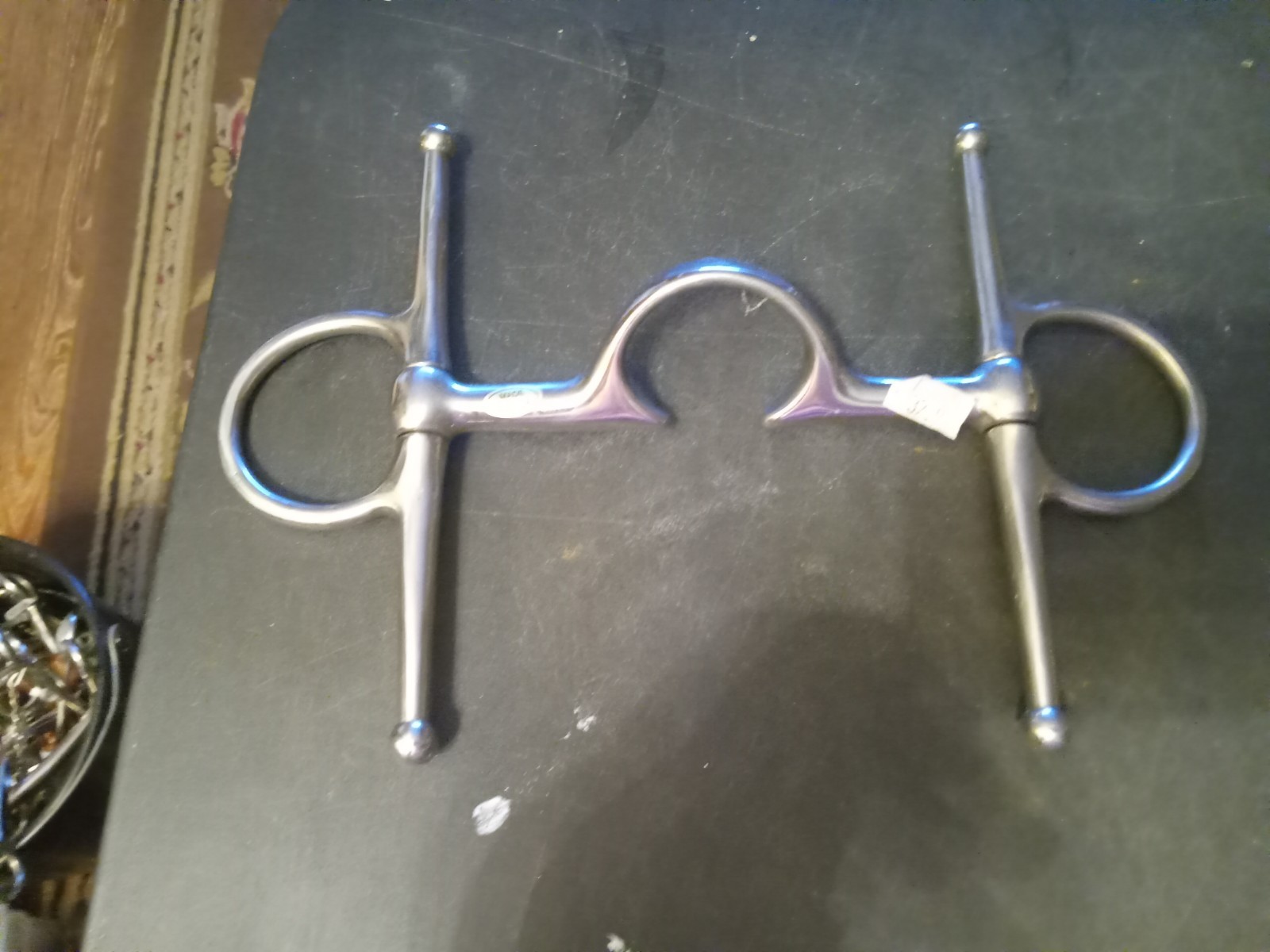 New Full Cheek Bit 5-in Segundo Mouth Stainless Steel