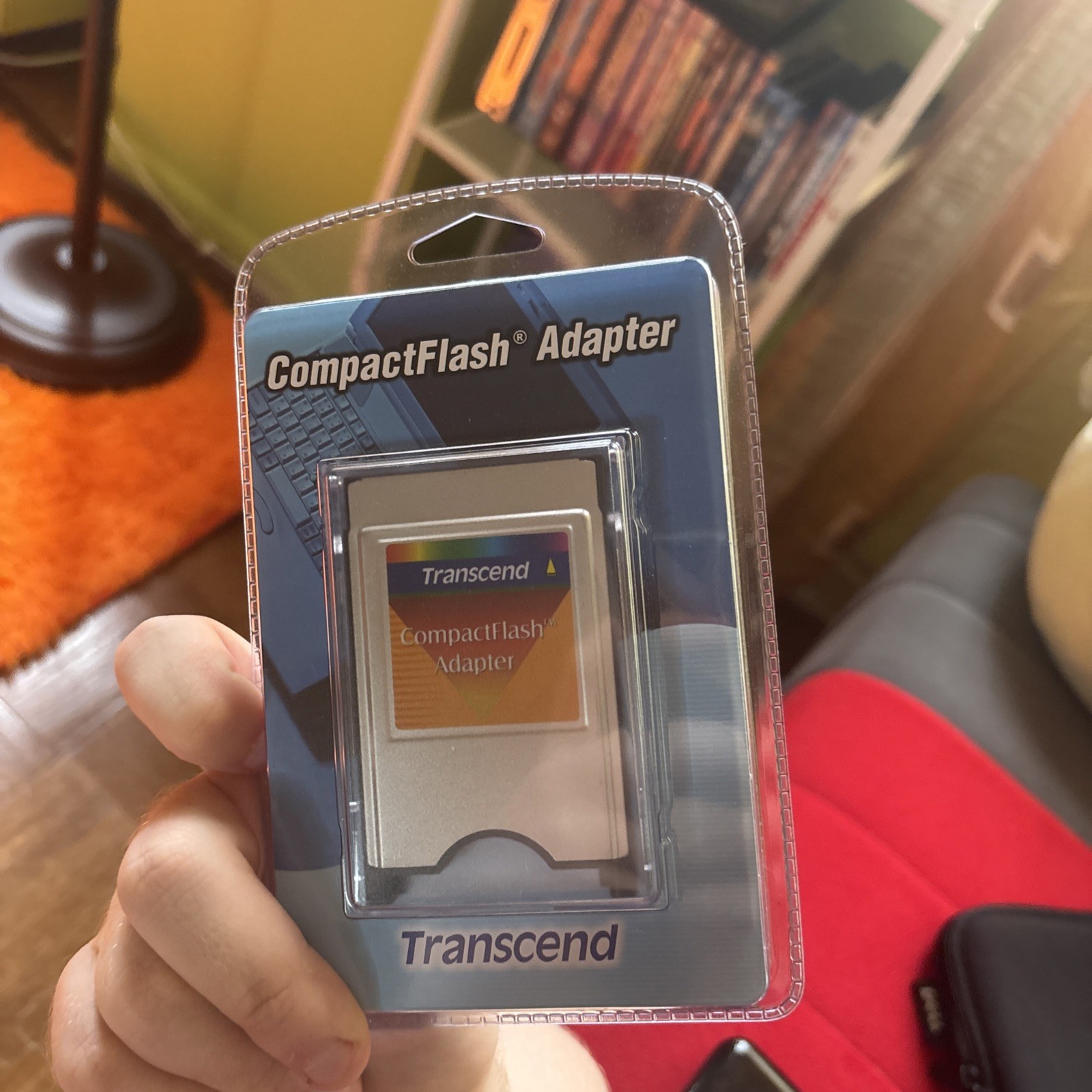 RARE New Sealed Transcend Compact Flash PCMCIA Card Adapter TS0MCF2PC WIN / MAC