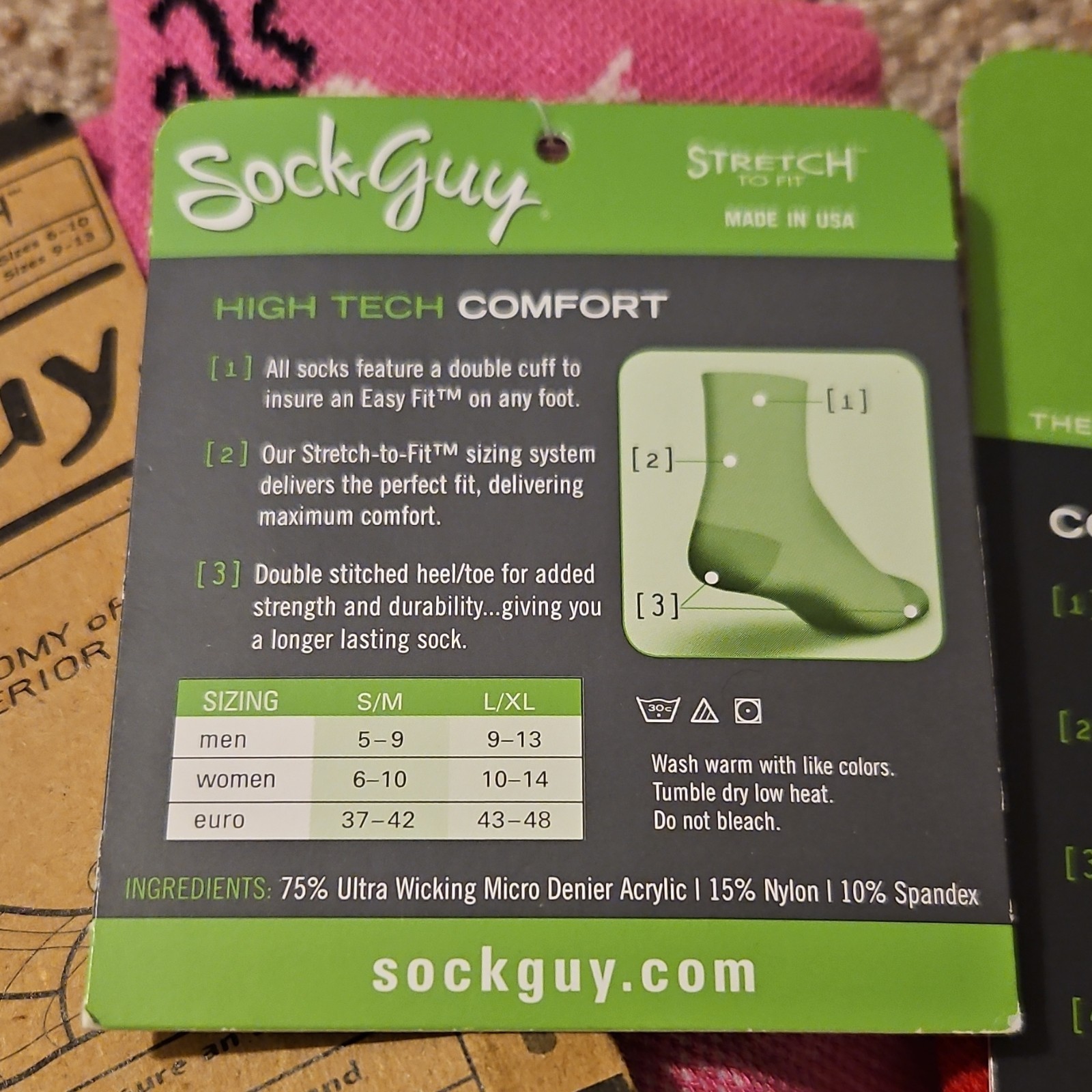 SockGuy & DeFeet Multicolor Graphic Cycling Athletic Socks Lot NWT