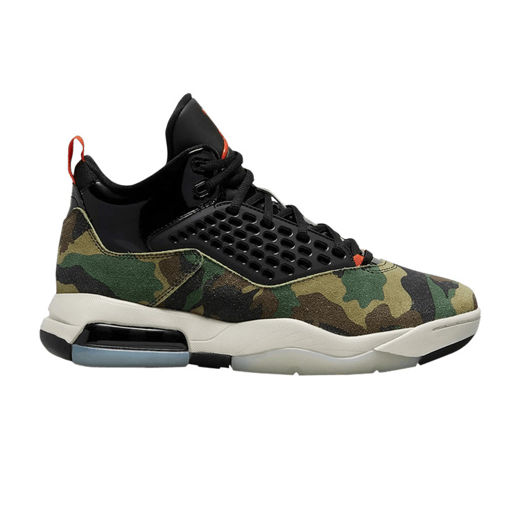 Nike Air Jordan Maxin 200 Camo Black White Lace Up Sneakers CD6107-200 Men Sizes