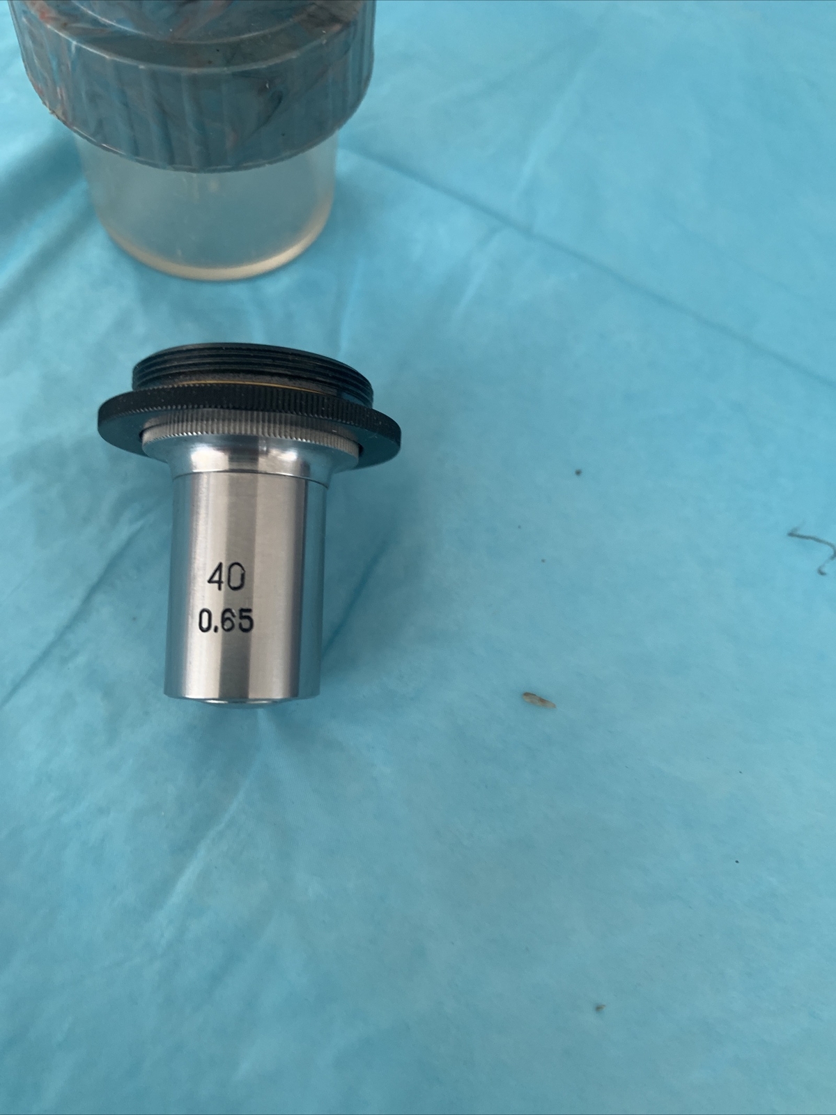 Vintage Lens Objective Microscope Lomo( Zeiss) 40 0,65 Used