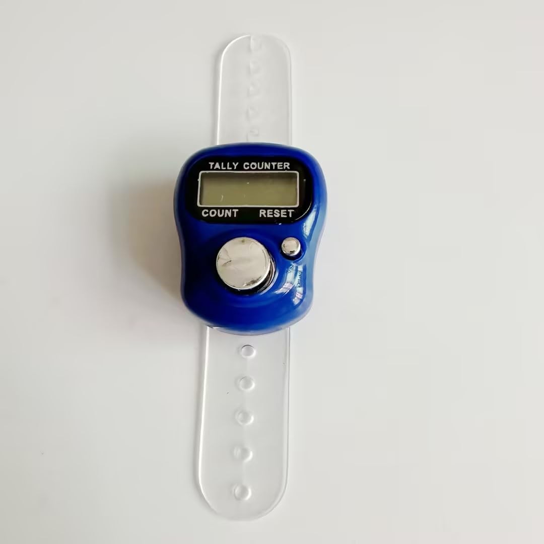 Finger Tally Counter,LED Digital,Clicker Counter,Digital Electronic Tasbeeh C...