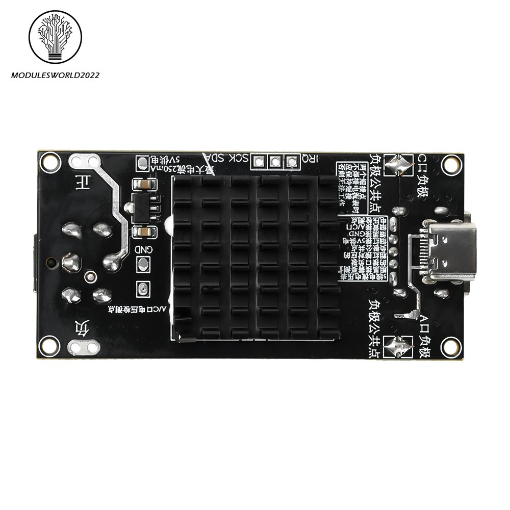 DC 6-30V 140W Multi Protocol Desktop Intelligent Fast Charging Module DIY Case
