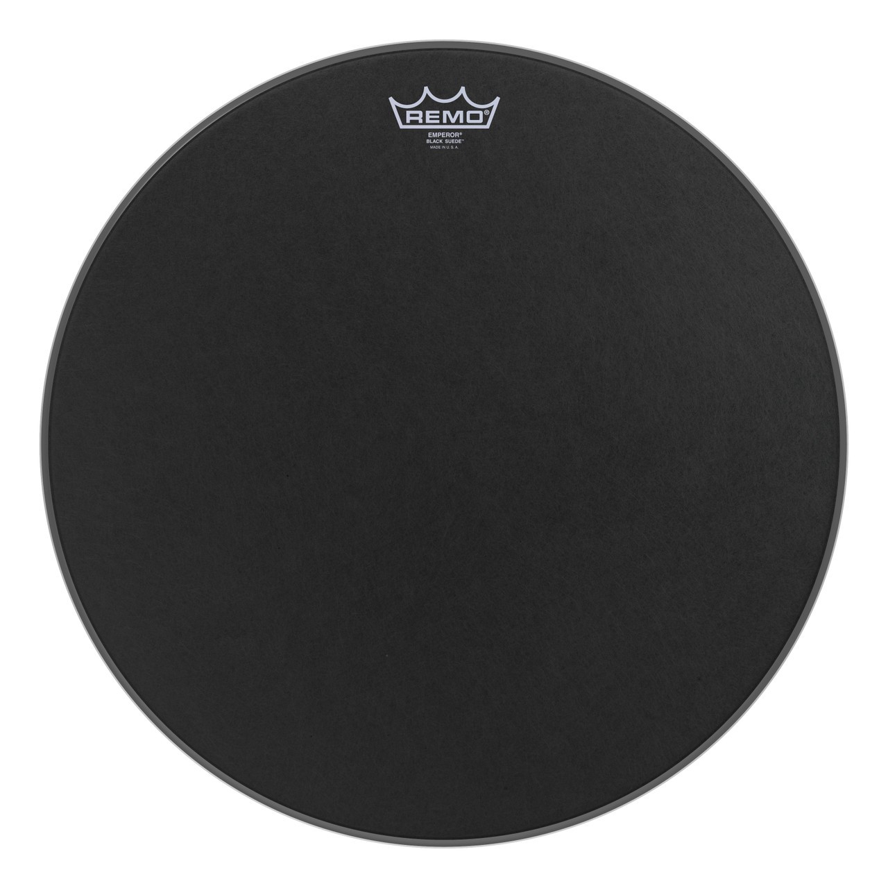 Remo Emperor Black Suede Drumhead, 18"