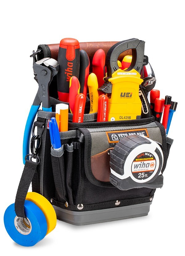 Veto Pro Pac TP4B Four Pocket Small Tool Pouch w/ Base