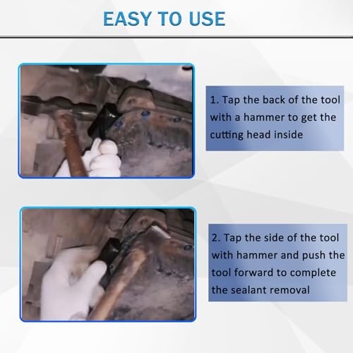 Oil Pan Separator Tool Compatible with Benz/BMW, Gasket Remover Scraper Tool,