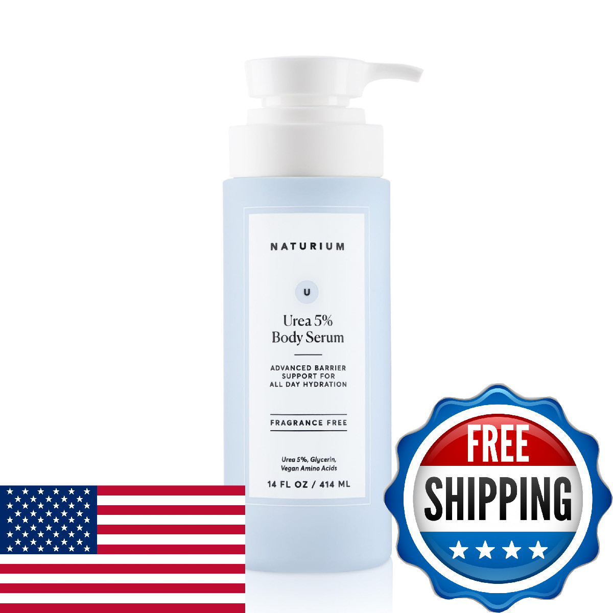 Naturium Urea 5% Body Serum, Hydrating & Soothing, Improves Skin Firmness
