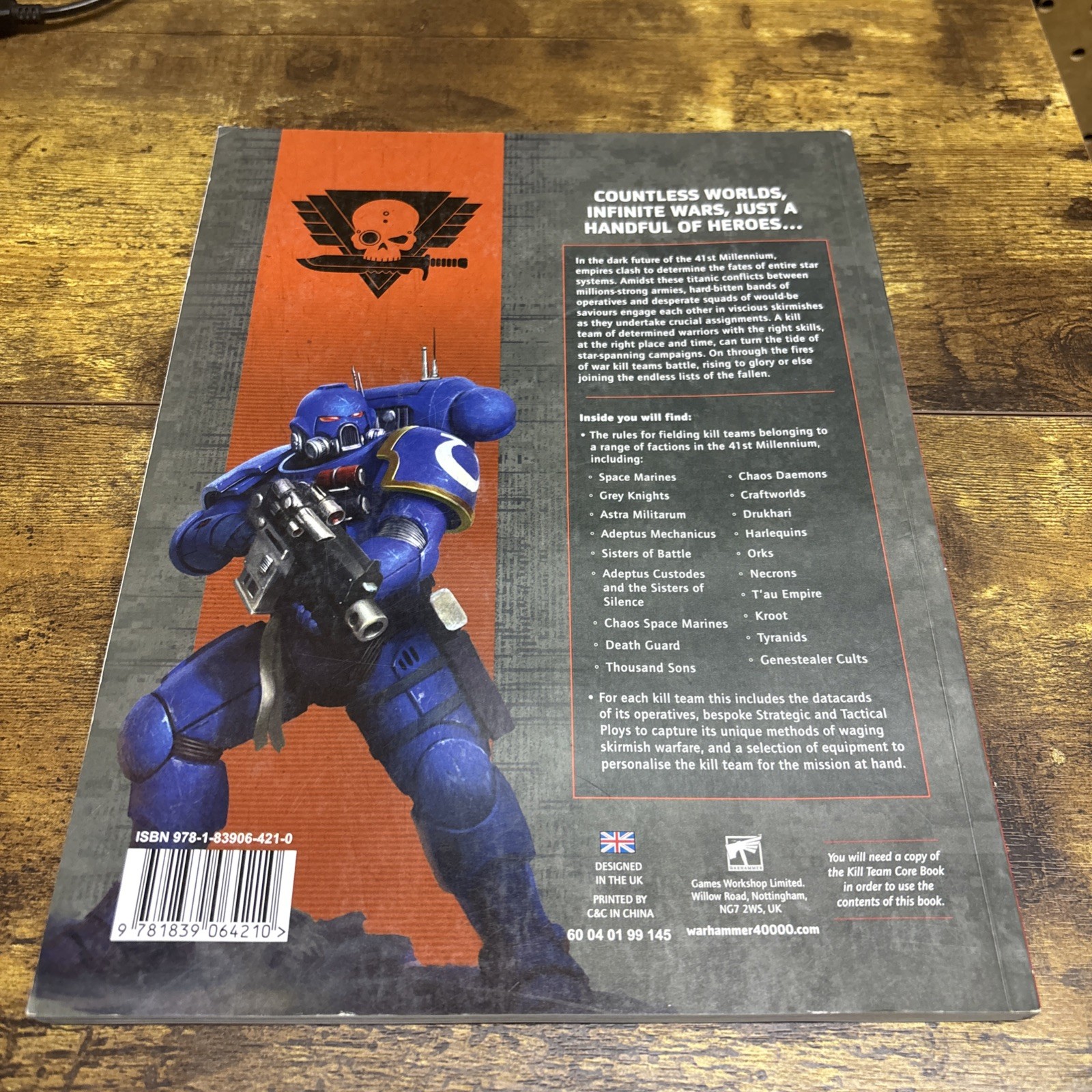 Games Workshop Warhammer 40 000 Kill Team Compendium 2021