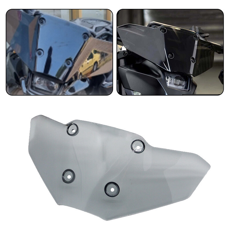 Windshield Windshield Wind Deflector Grey Fits Yamaha MT-09 SP 2024