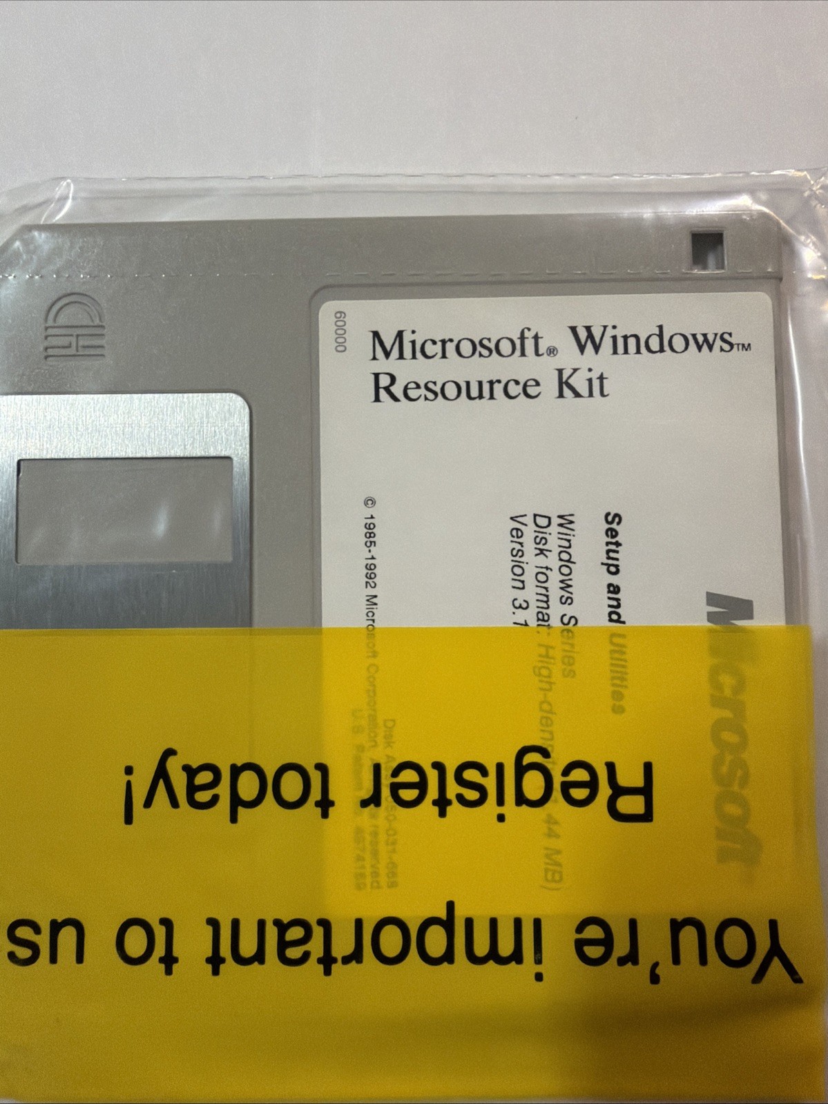 Microsoft Windows Resource Kit Ver 3.1 Book And Software New 1992