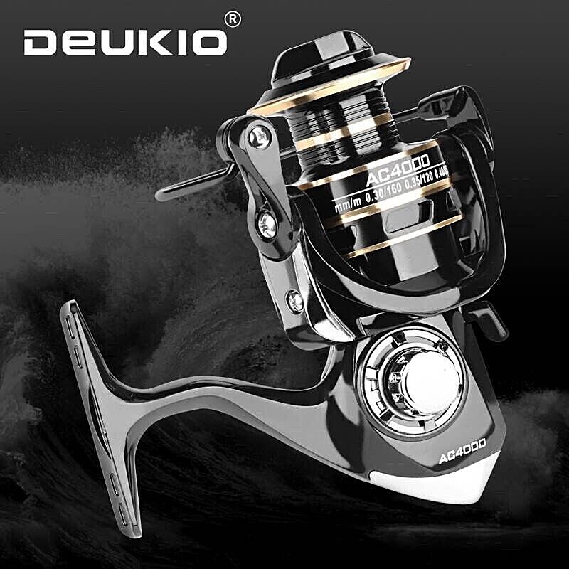 12BB Spinning Fishing Reel 5.2:1 Freshwater Saltwater Right Left Metal Spool New