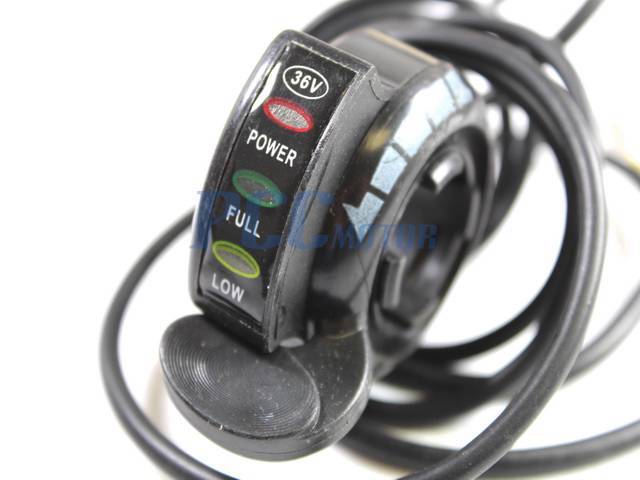 36V VOLT THUMB THROTTLE LED INDICATOR LIGHT ELECTRIC SCOOTER POCKET BIKE H TT05