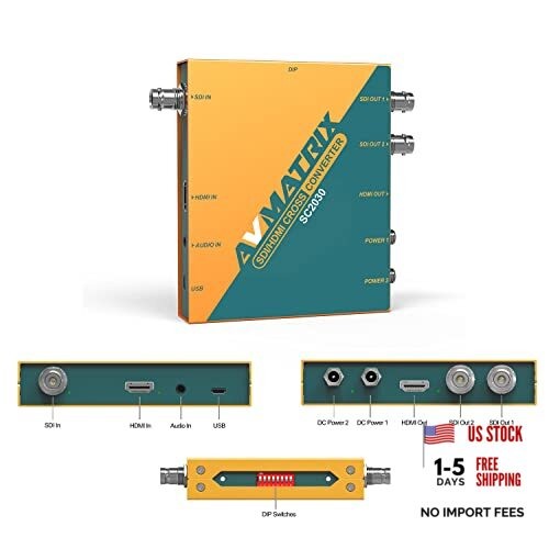 SDI to HDMI, HDMI to SDI, UP/Down Scaling and Frame Rate 1080P Video SC2030