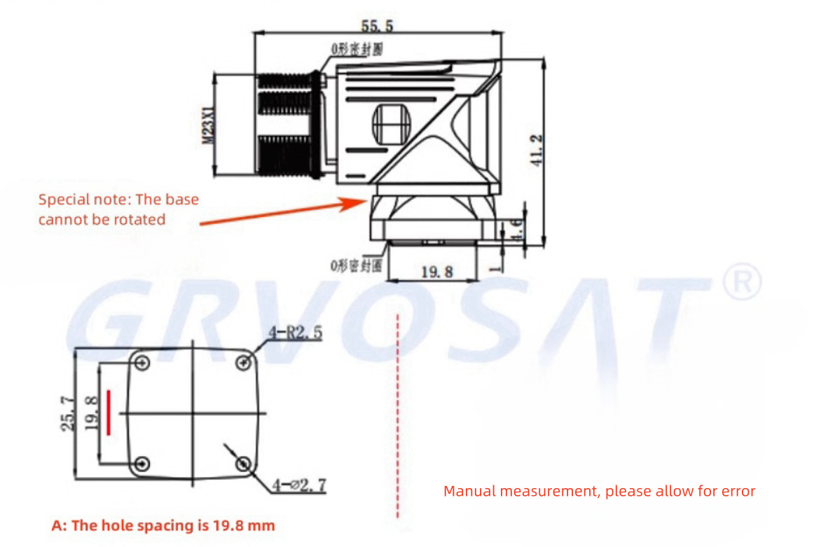 Servo motor M623 encoder power male socket M623- 6/8PIN K connector