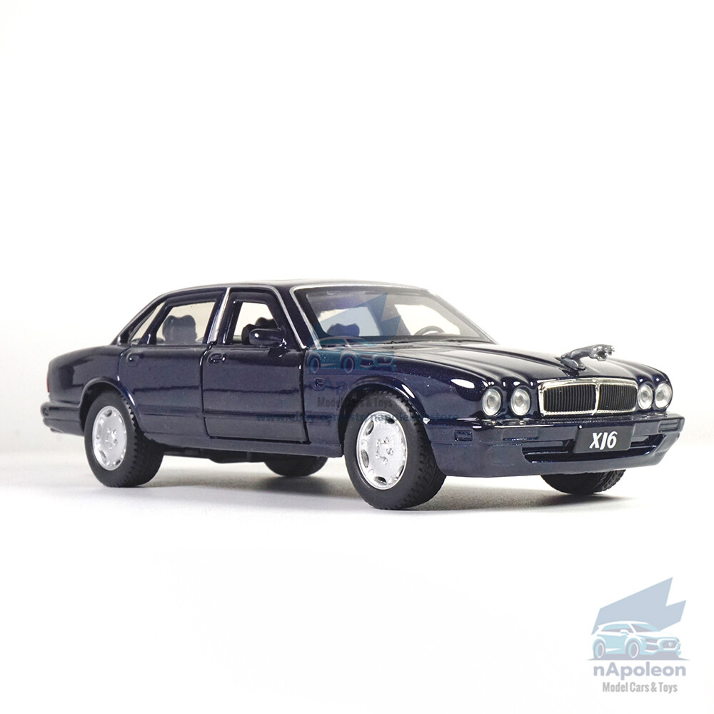 1:36 Jaguar XJ6 Model Car Alloy Diecast Toy Vehicle Collection Kids Gift Blue
