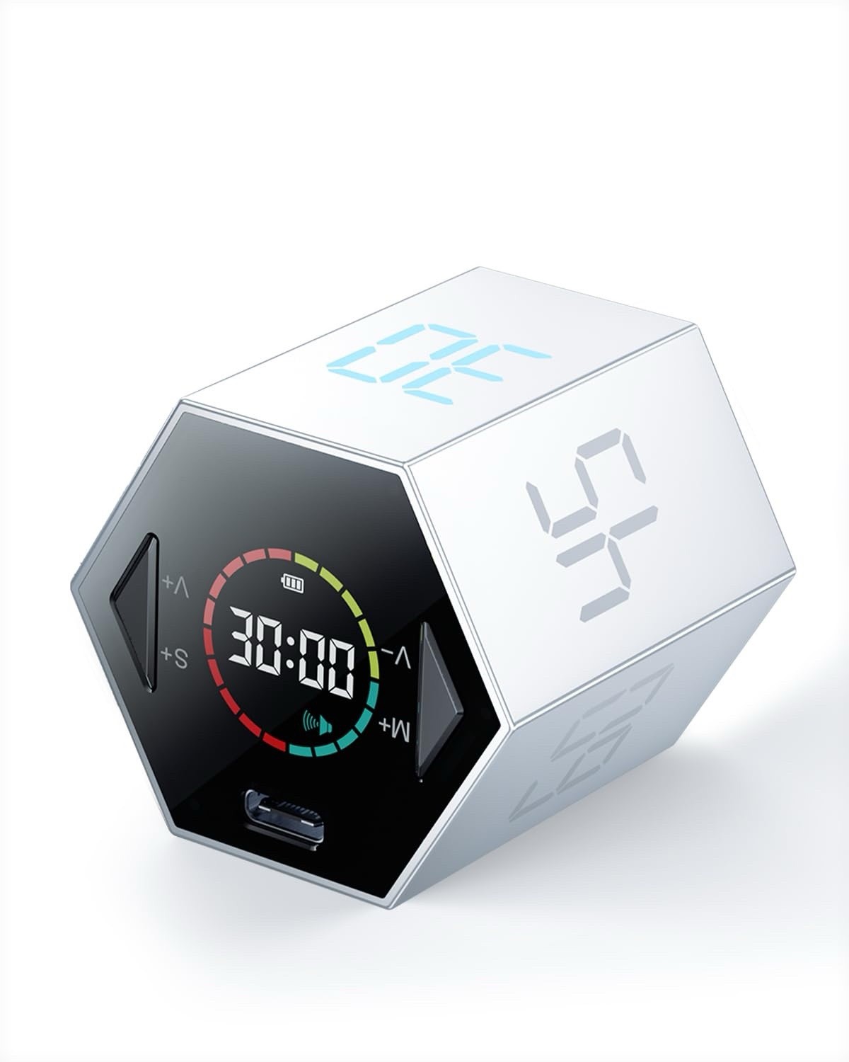 Ticktime Pomodoro Timer, Productivity Timer Cube, 3/5/10/15/25/30 Min Presets...