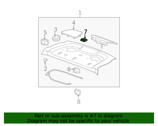 Genuine GM Indicator Bezel 25881716