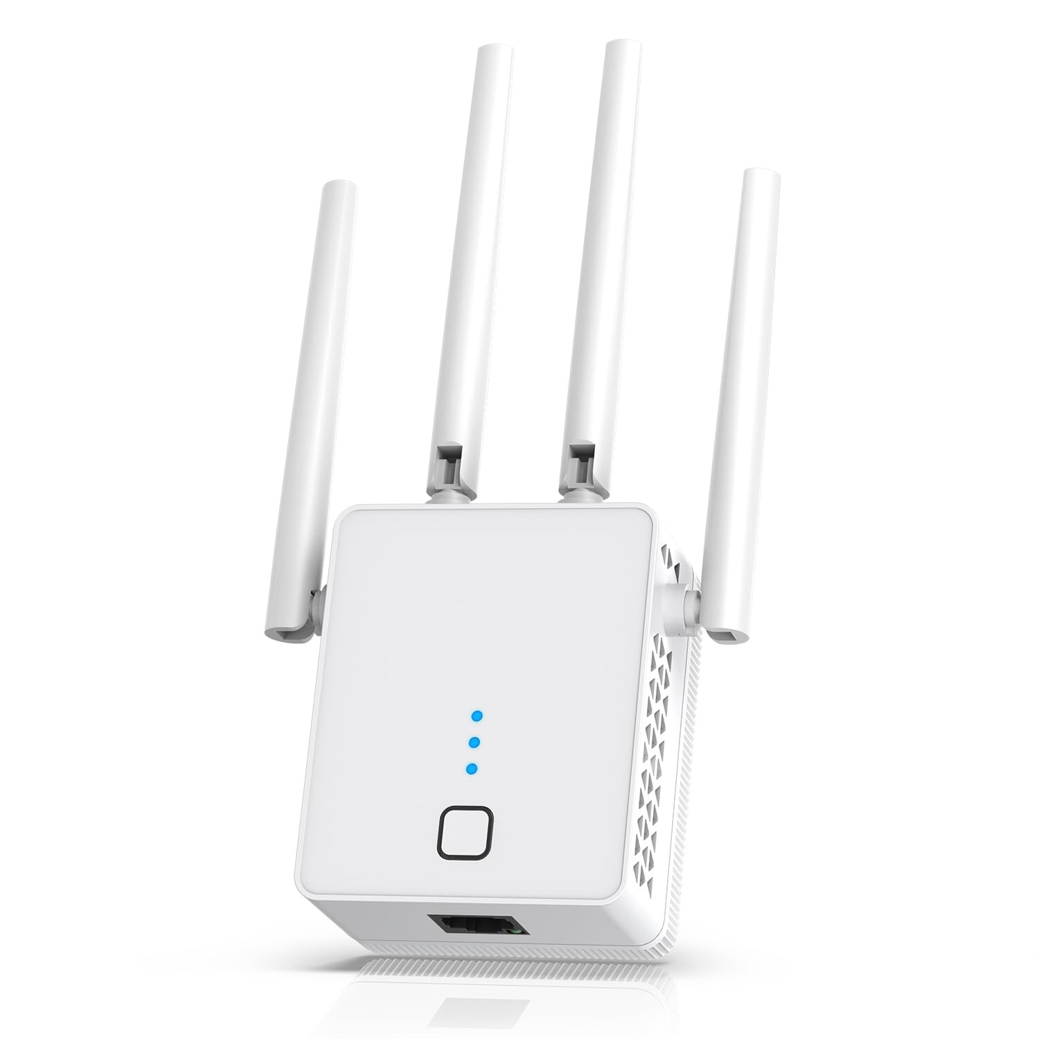 nonser M-97C - WiFi Extender Booster 1200Mbps Dual Band Ethernet Port White