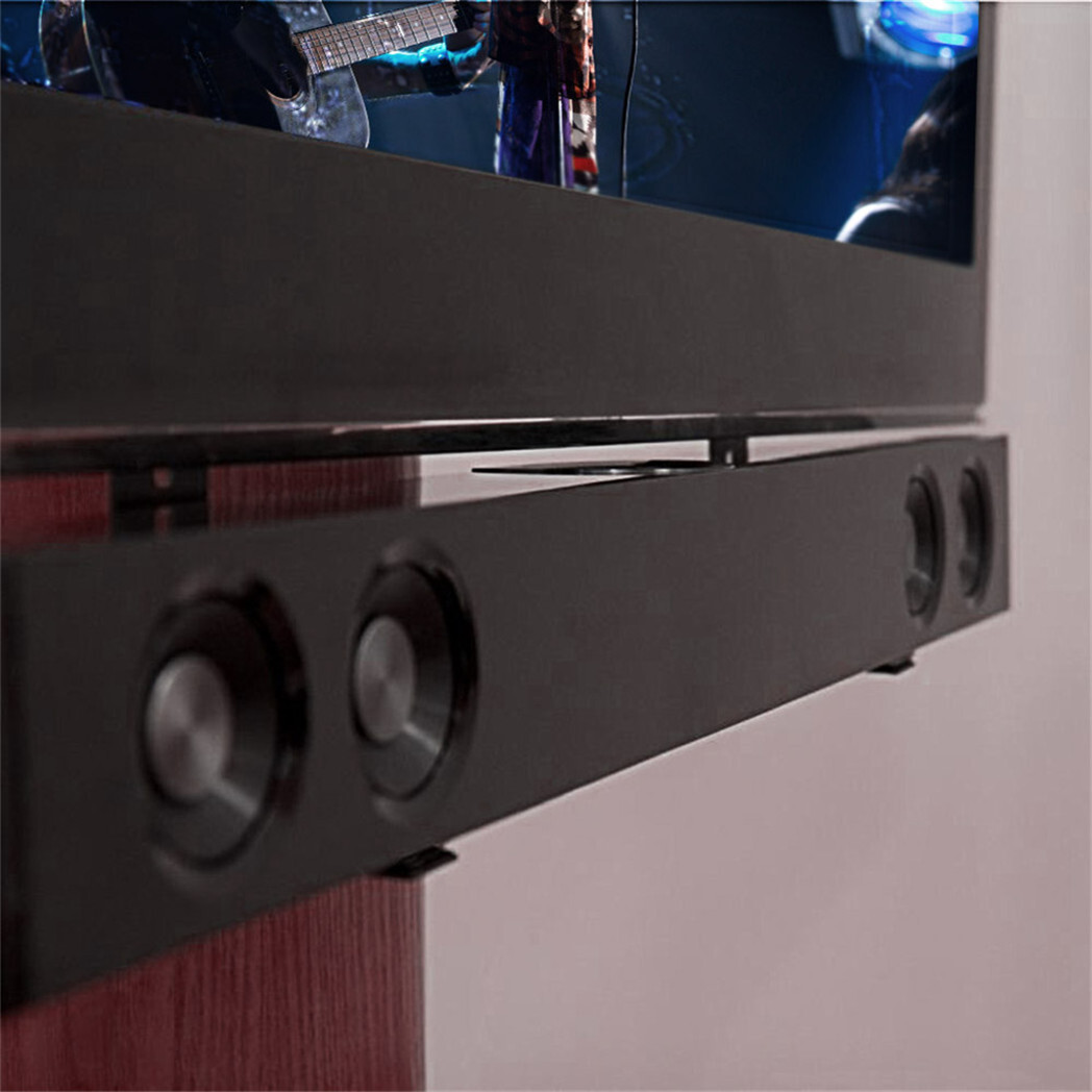 Steel Sound Bar Speaker Bracket Mount Shelf Above Below TV  26 - 70" Home Cinema