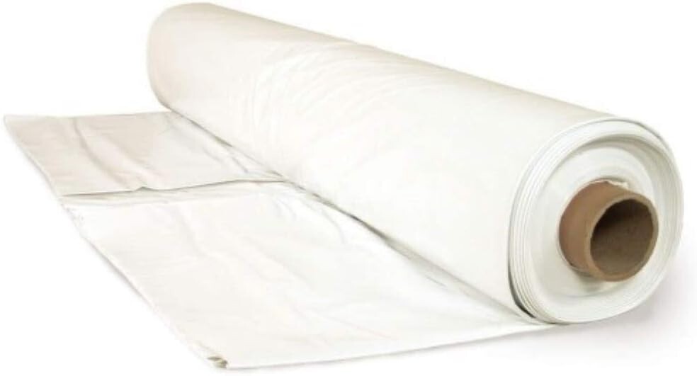 Farm Plastic Supply - 2.4 Mil White Overwintering Plastic Sheeting