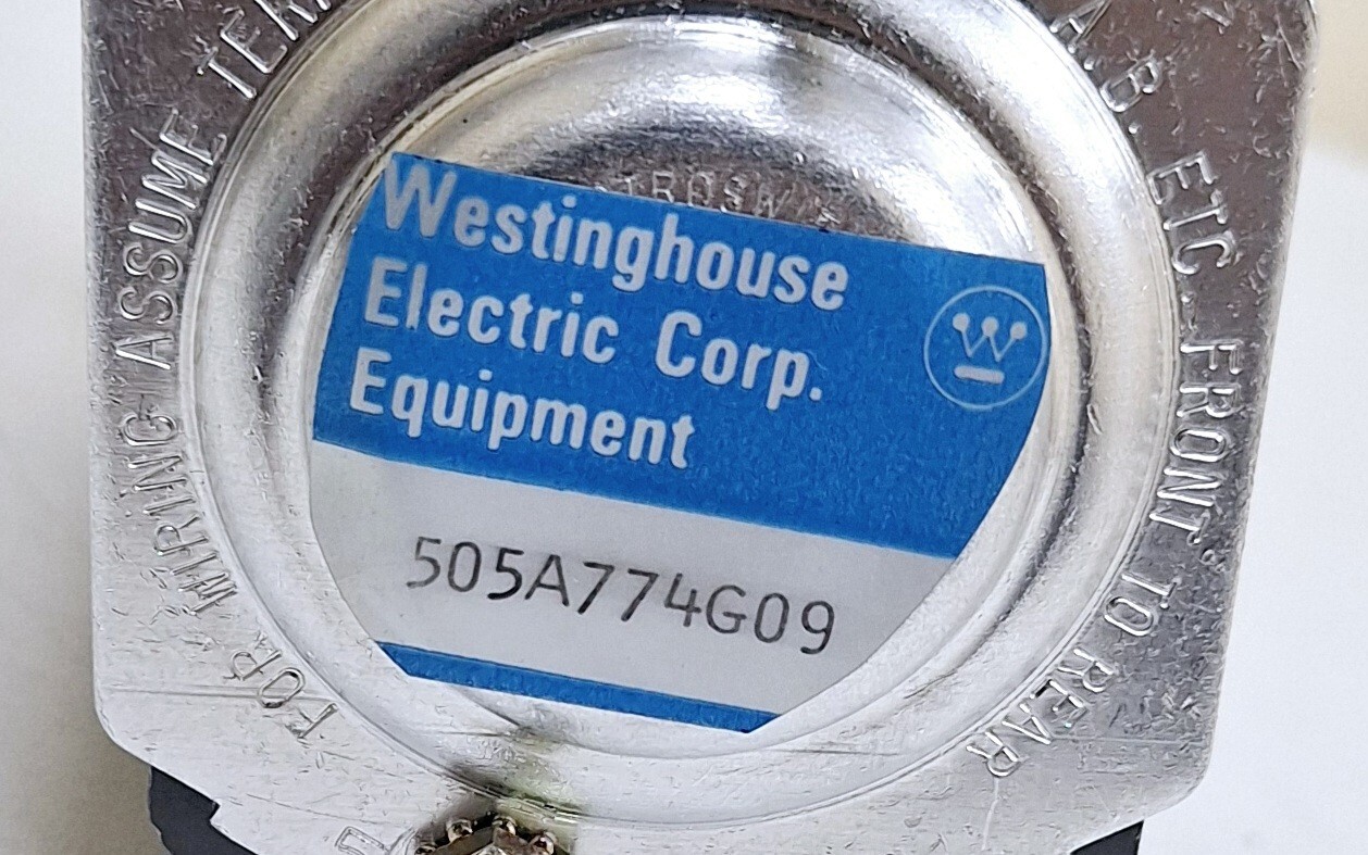 Westinghouse 505A774G09 Rotary Cam Switch