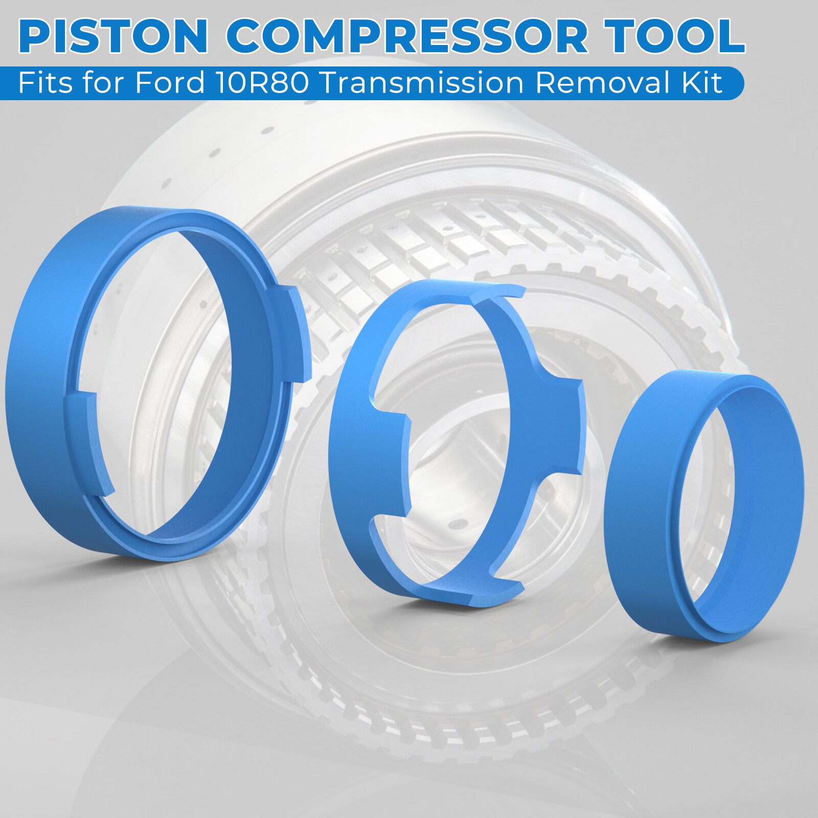 For Ford 10R80 Piston Compressor Tool Kit Transmission Removal Clutch Ring Tool