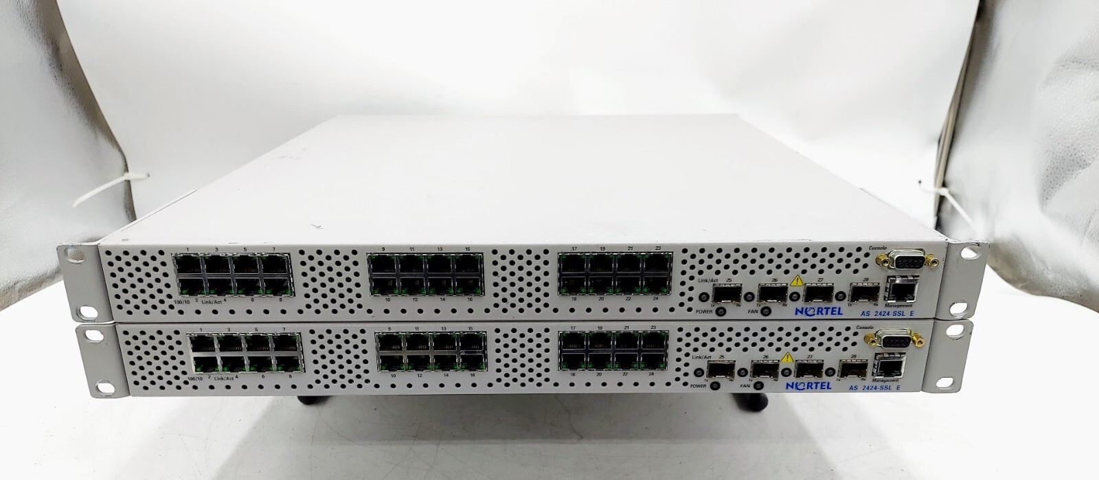LOT OF 2 Nortel AS 2424-SSL E 24-Port Application Switch