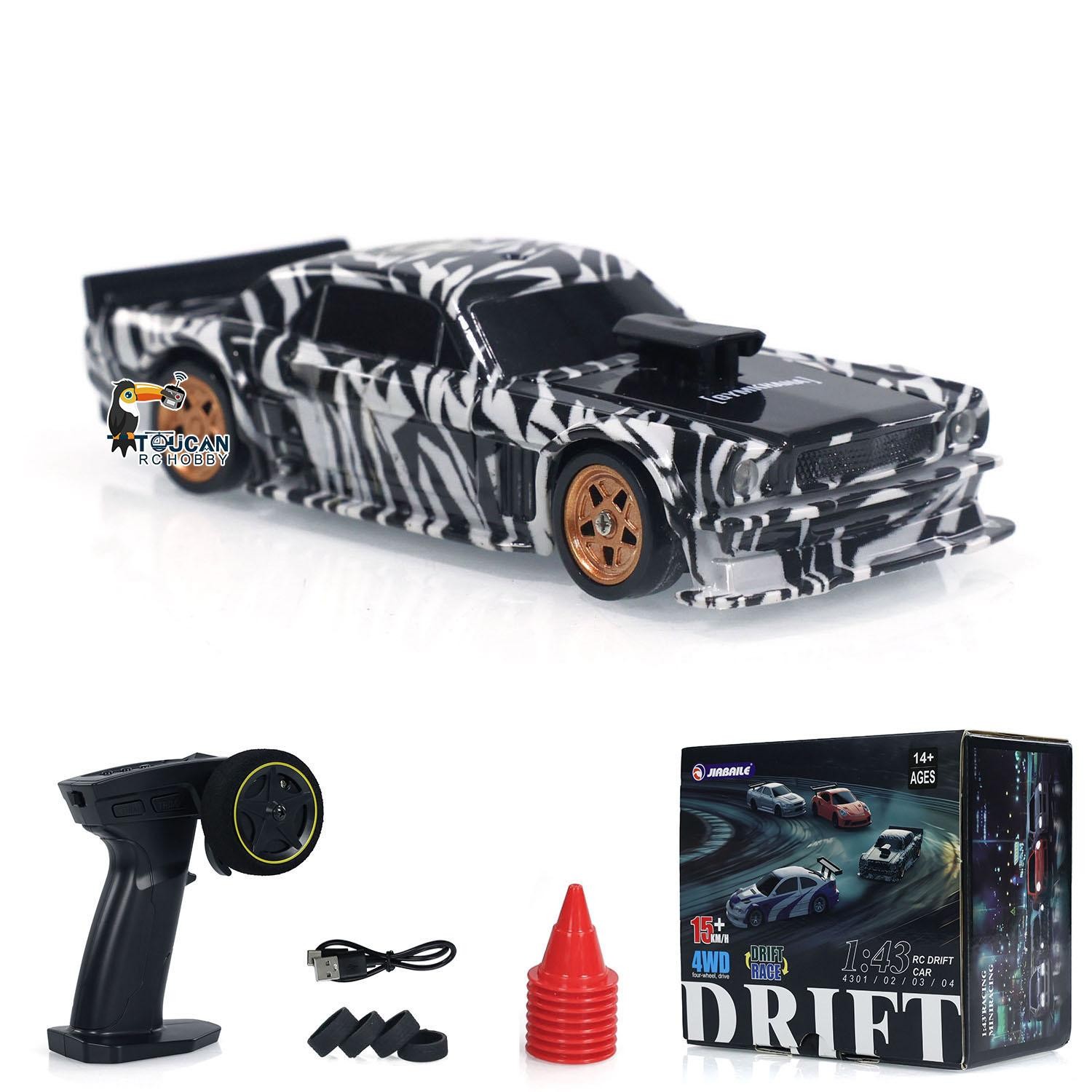 1/43 Radio Control Drift Car 4WD RC 2.4g Mini Race Car Toy High Speed Model