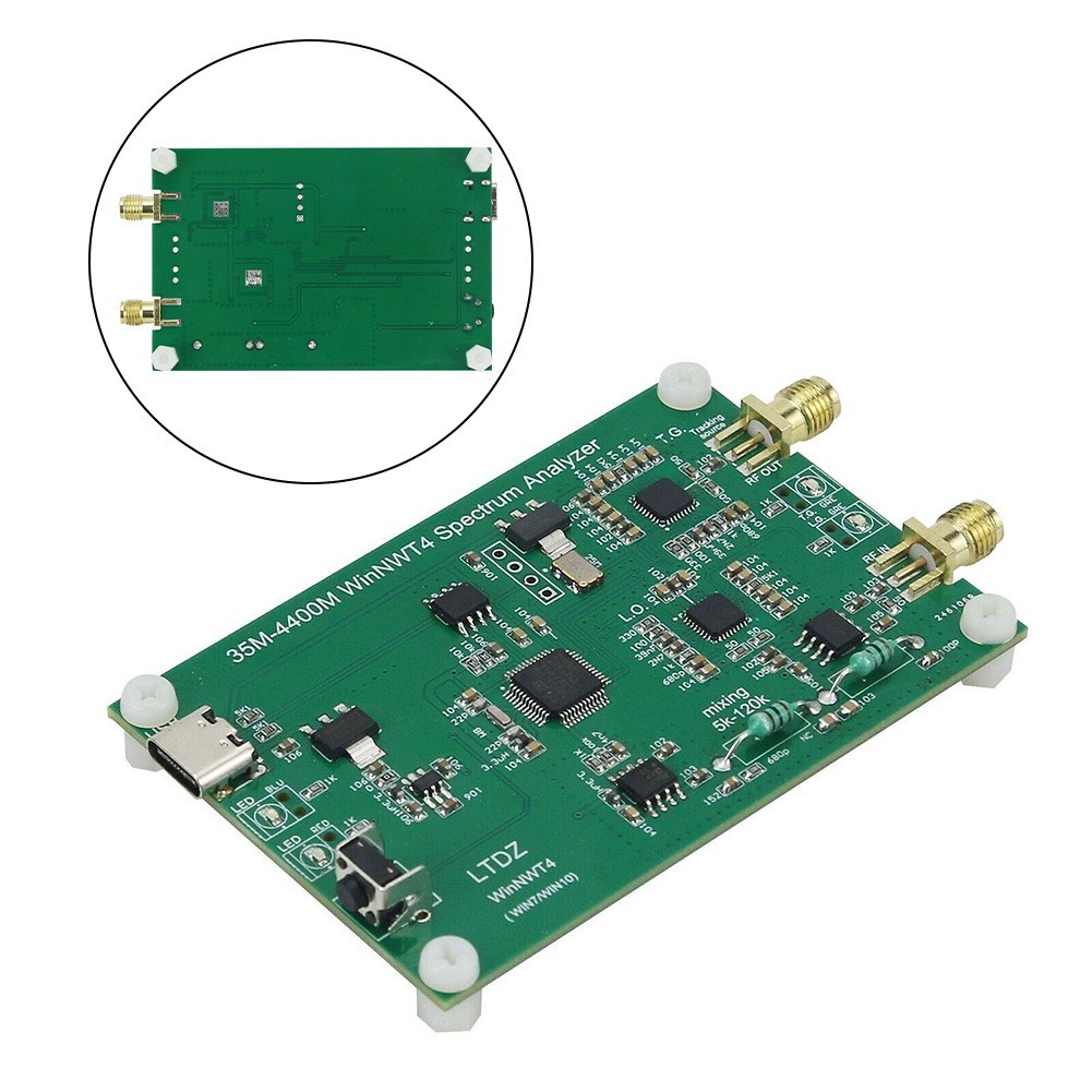 Compact and Efficient LTDZ35M4400M USB Spectrum Analyzer with Tracking Source