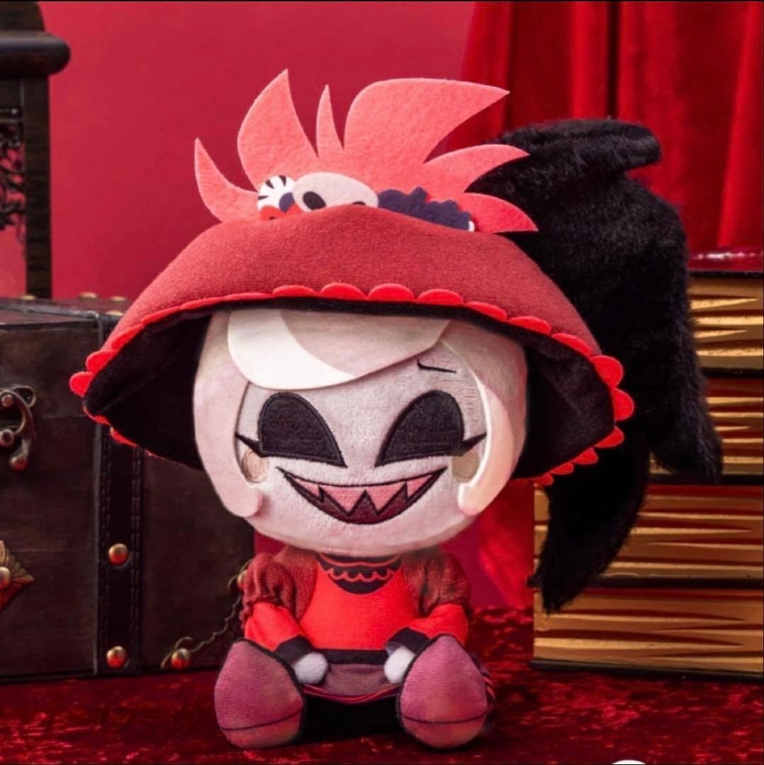 Hazbin Hotel Rosie Sitting Plush Toy Doll 20cm Round One Limited Japan 2025 New