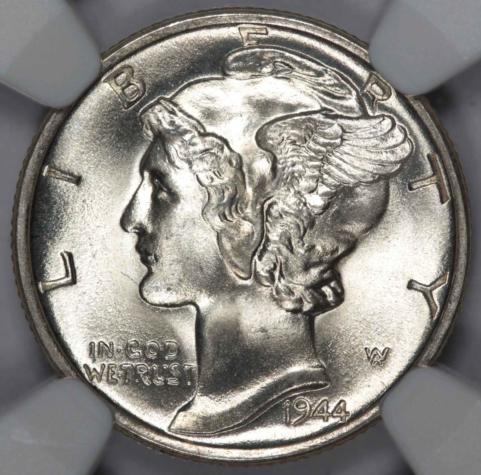 1944-D/D FS-501 Mercury Dime PCGS MS67 Nice RPM! #C3WW