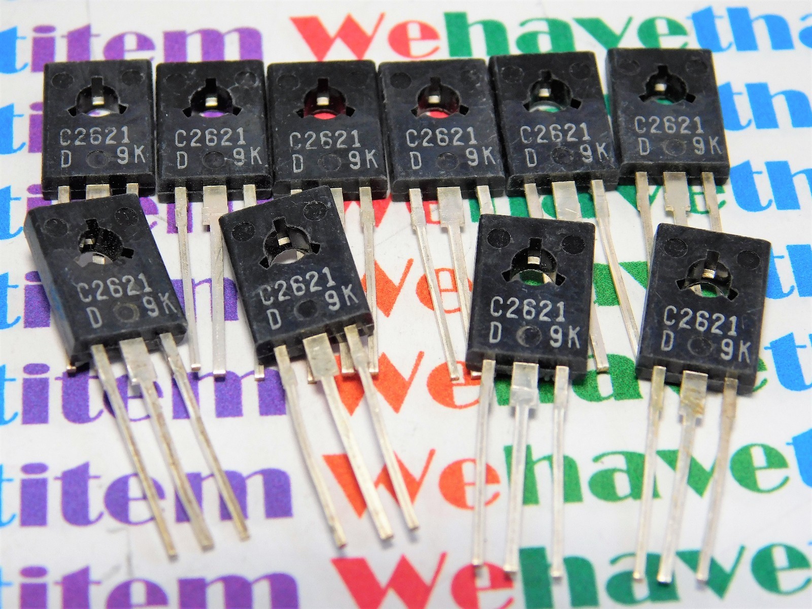 2SC2621E / TRANSISTOR / 10 PIECES / CROSSES TO ECG157, NTE157 (qzty)
