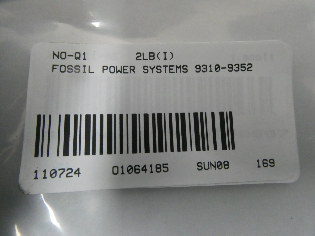 Fossil Power Systems 9310-9352 Power Supply Module