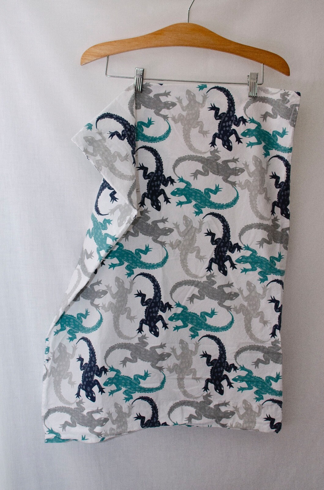 Pottery Barn Kids Lizard Design Std Pillowcase 100% Cotton
