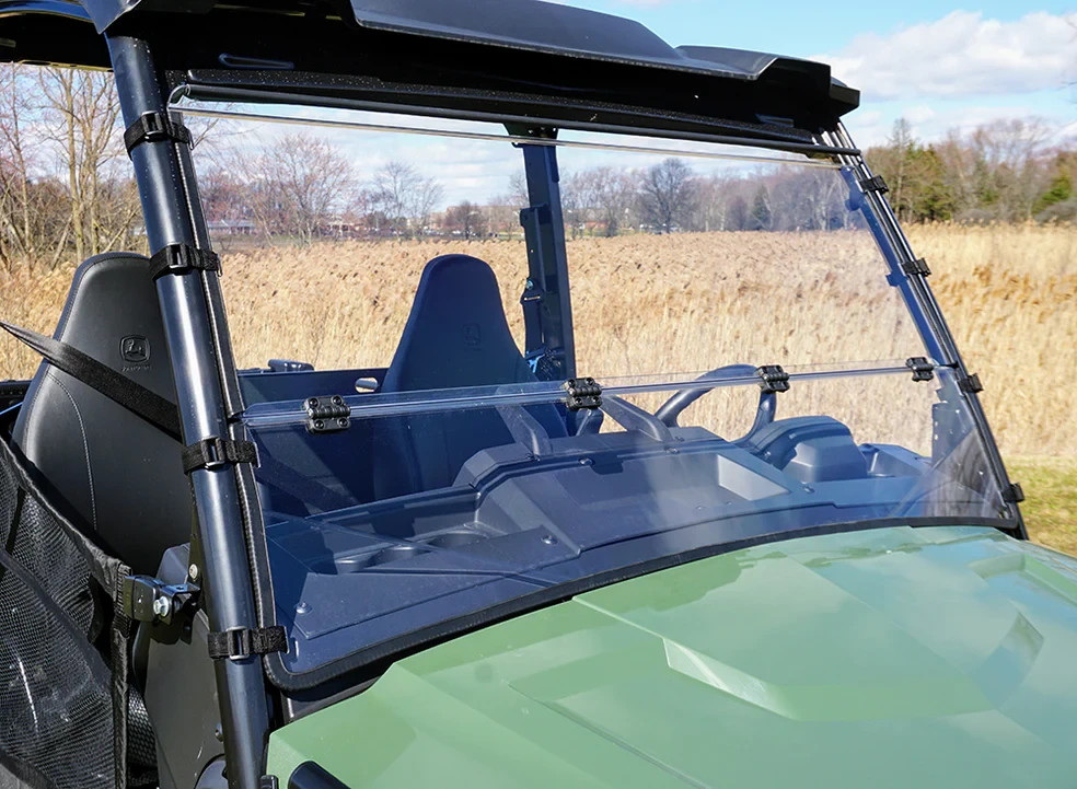 John Deere Gator 835/865 Scratch Resistant Folding Windshield