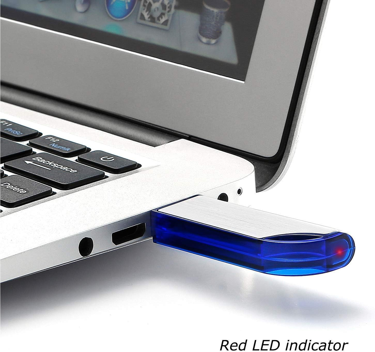 USB Drive, 32G FAT32 USB Flash Drive Memory Stick Thumb Drive for Computer/Lapto